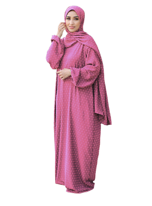 Prayer Dress For Women ملابس صلاة للنساء Pink